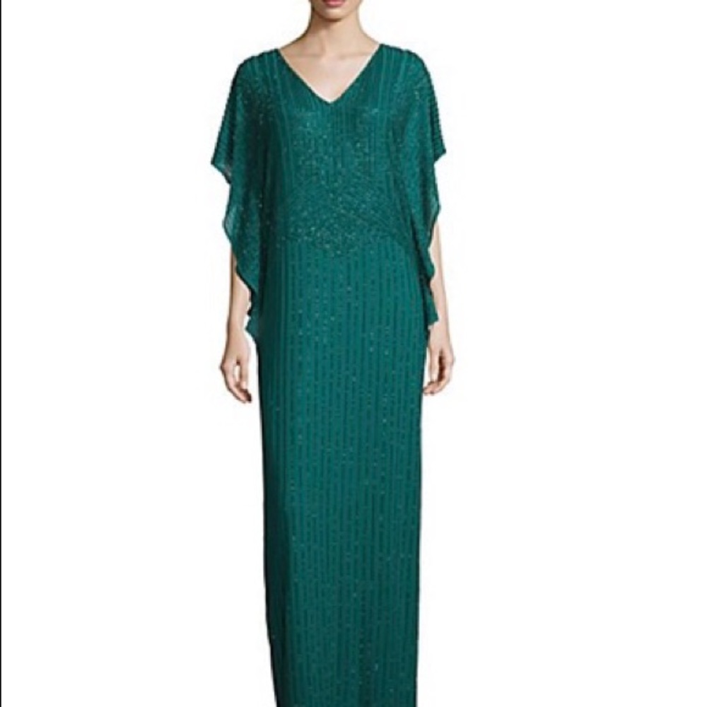 Long beaded gown